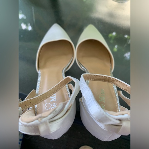 Beautiful silk and glitter heels - Picture 6 of 6